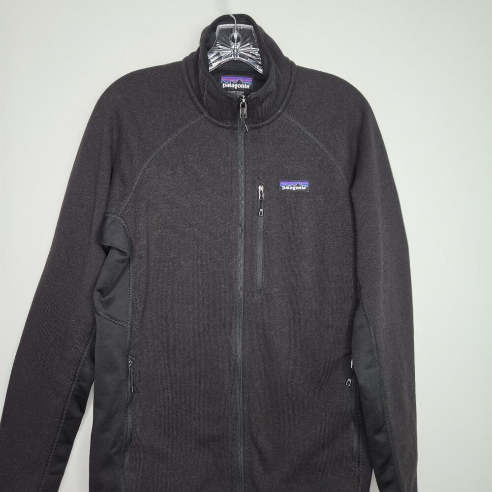 Patagonia Performance Better Sweater Jacket Mens M Black Full Zip Fleece